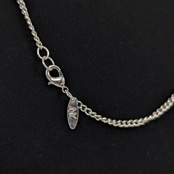 NY Collection Long Faux Pearl & Crystal Accent Necklace - Picture 3 of 5